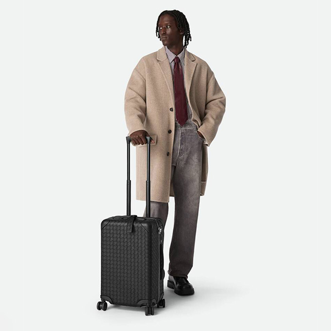 bottega veneta woven carry on luggage #851376